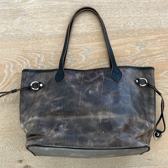 Freebird by Steven distressed Mara Tote Bag Stone Neverfull RARE color - Picture 4 of 11